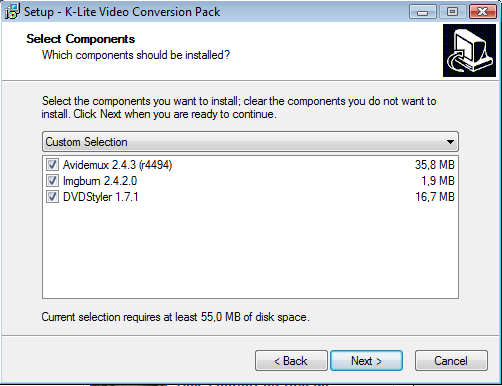  K-Lite Video Conversion Pack 1.9.0