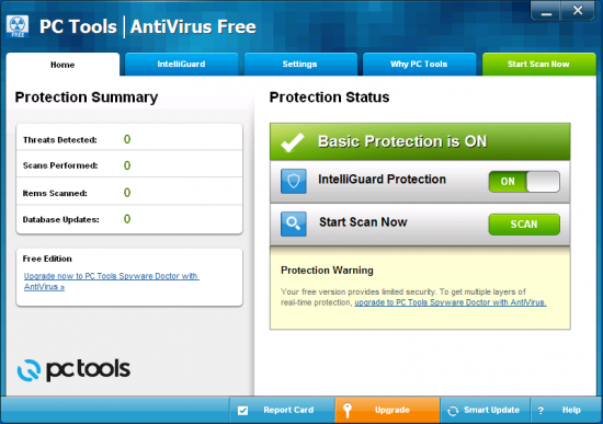  PC Tools AntiVirus Free Edition 9.1.0.2898