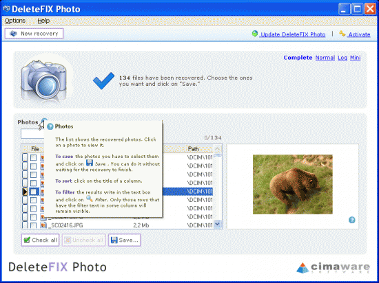 Скриншот DeleteFIX Photo 2.05