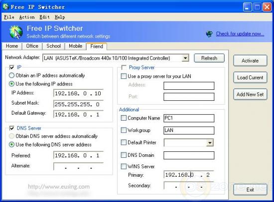  Free IP Switcher 2.5