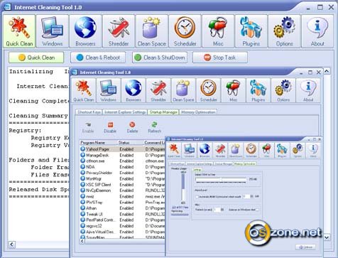 Скриншот Internet Cleaning Tool 1.0
