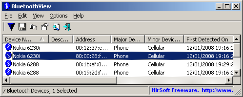  BluetoothView 1.66