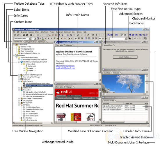 Скриншот myBase Desktop 7.1.0