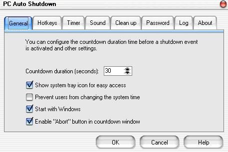 Скриншот PC Auto Shutdown 6.7