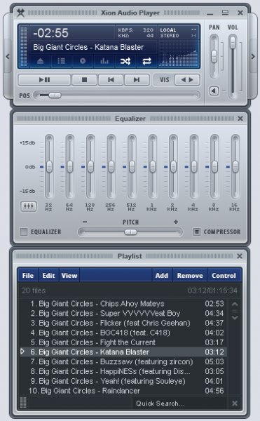  Xion Audio Player 1.5.155 + Portable