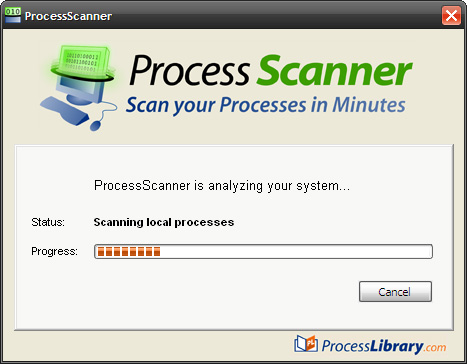 Скриншот ProcessScanner 1.1
