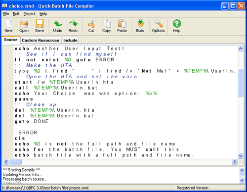  Quick Batch File Compiler 4.0.1.0