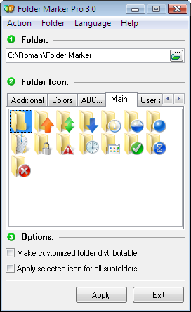 Скриншот Folder Marker Pro 4.3