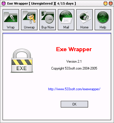 Скриншот Exe Wrapper 3.0