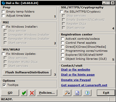 Скриншот Dial-a-fix 0.60.0.24