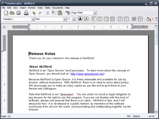  AbiWord Portable 2.8.6