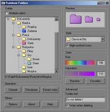 Скриншот Rainbow Folders 2.05