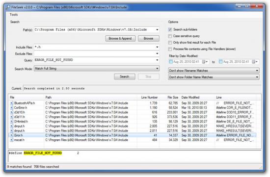  FileSeek 5.1