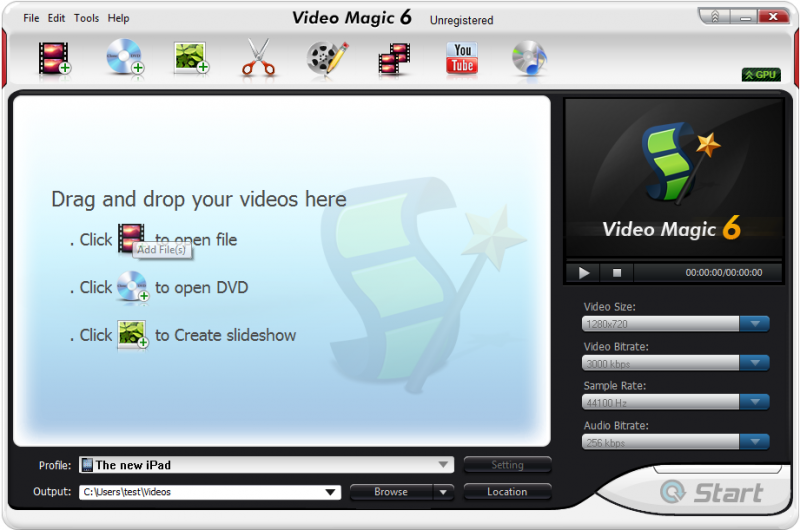 Скриншот Blaze VideoMagic 7.0.4