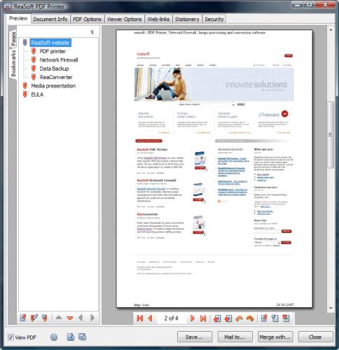  ReaSoft PDF Printer  3.8