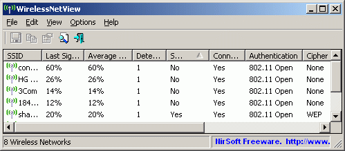  WirelessNetView 1.75