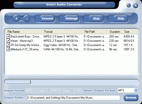 Скриншот Smart Audio Converter Pro 4.9