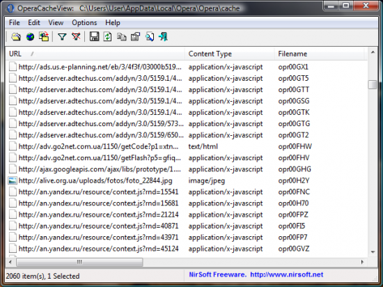  OperaCacheView 1.40