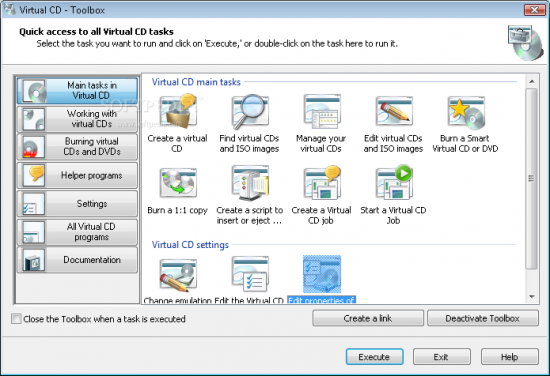 Скриншот Virtual CD 10.7.0.0