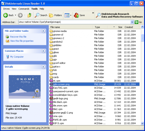 Скриншот Linux Reader 3.0