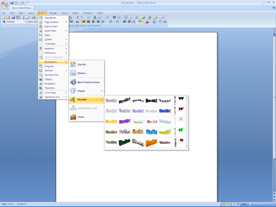  Classic Style Menus and Toolbars for Microsoft Word 4.8