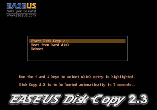 Скриншот EASEUS Disk Copy 2.3.1