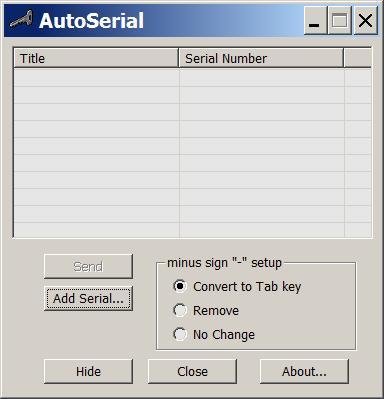  AutoSerial 0.11