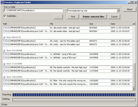  Primitive Duplicate Finder 2.0