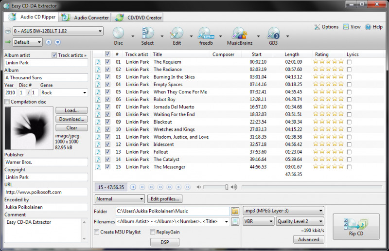  EZ CD Audio Converter 7.1.5