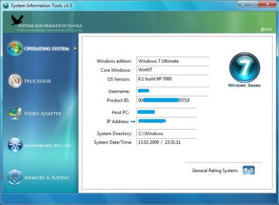  System Information Tools 3.3