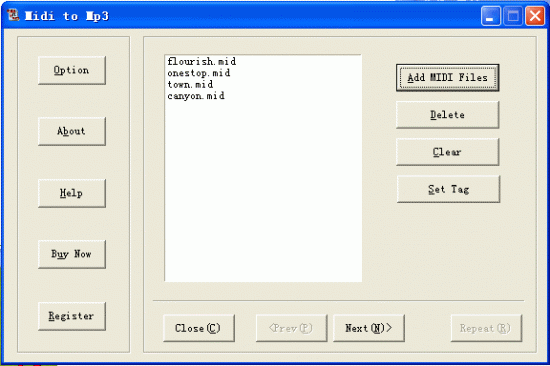 Скриншот Power MIDI to MP3 2.1