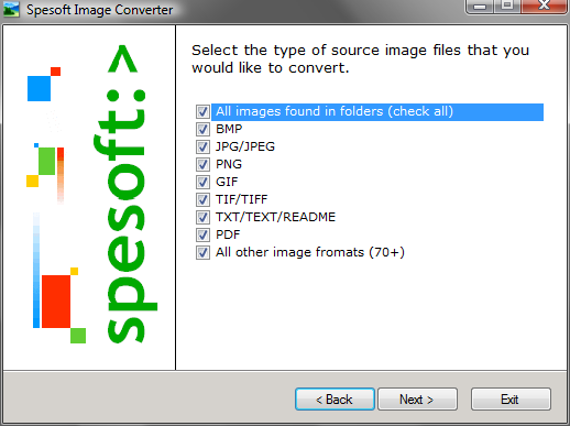  Spesoft Free Image Converter 2.70