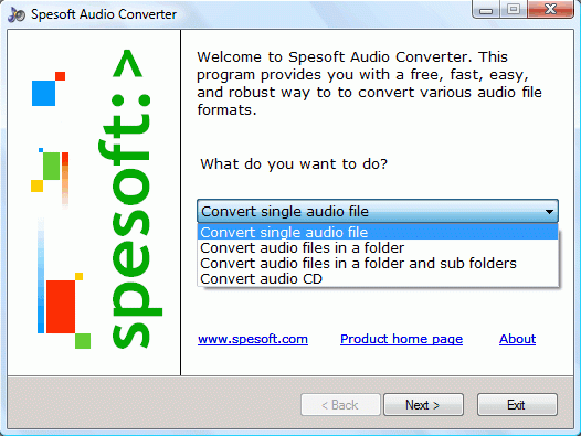  Spesoft Free Audio Converter 2.51