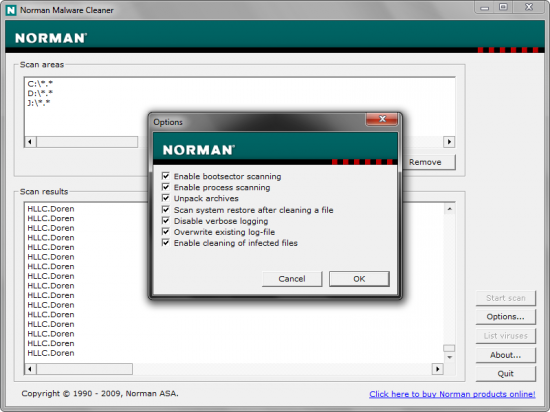  Norman Malware Cleaner 2.08.08