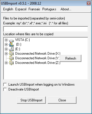  USBImport 0.5.1