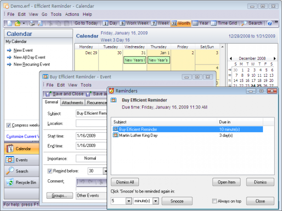  Efficient Reminder 5.60.547