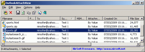  OutlookAttachView 3.13