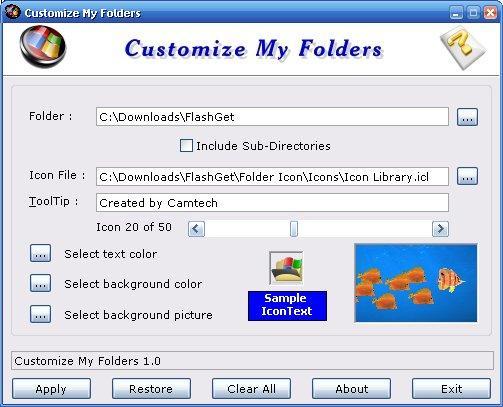  Customize My Folders 1.0