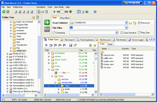 Скриншот Disk Recon 4.0