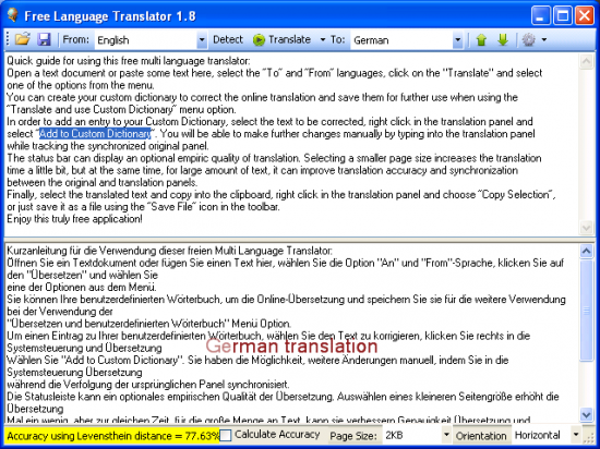  Free Language Translator 1.95