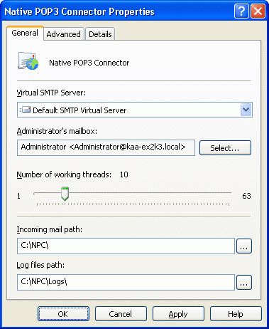  Native POP3 Connector 2.5.0