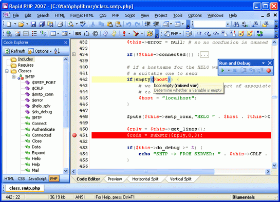  Rapid PHP Editor 2008 9.52