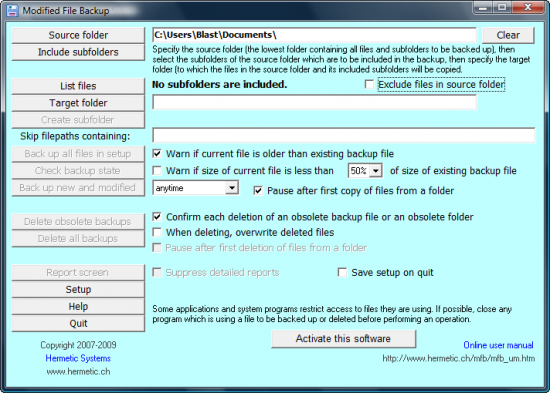  Modified File Backup 16.26