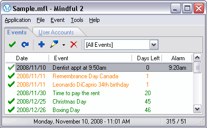 Скриншот Mindful 2.2