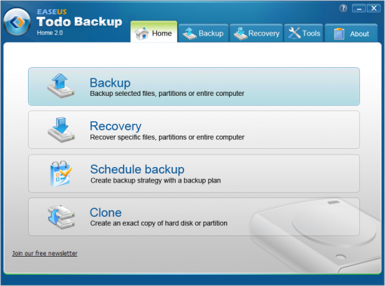 Скриншот EASEUS Todo Backup 11.0