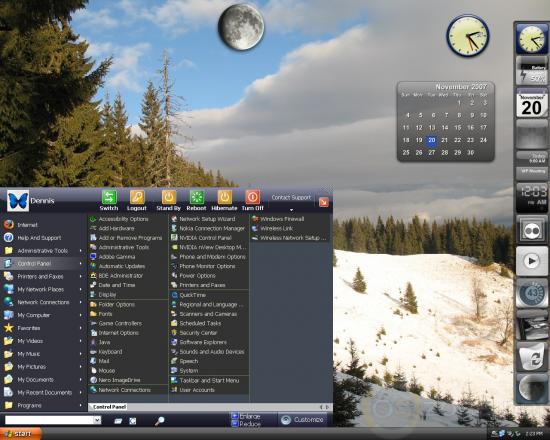 Скриншот Transform XP to Vista 1.2