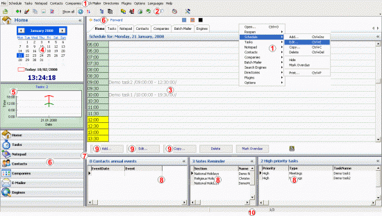 Скриншот A-Z Organizer 3.2.2.8 