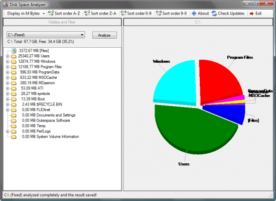  Disk Space Analyzer 7.4