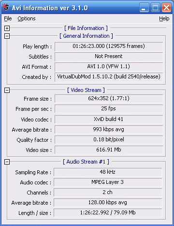  AviInfo 3.1.2