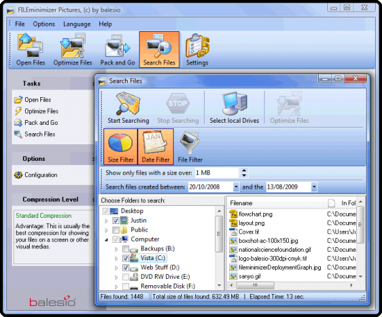  FILEminimizer Pictures 3.0